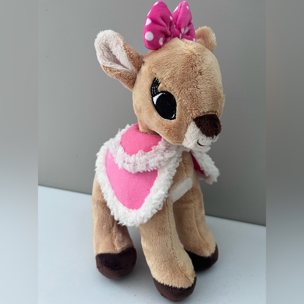 Vintage 90s Clarice Plush – Dan Dee Classic Rudolph the Red-Nosed Reindeer